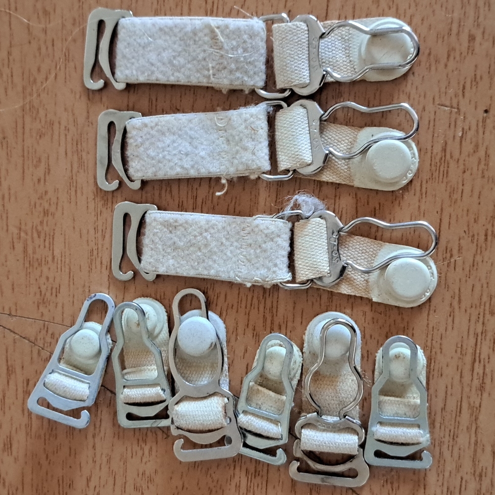 Vintage garter hooks